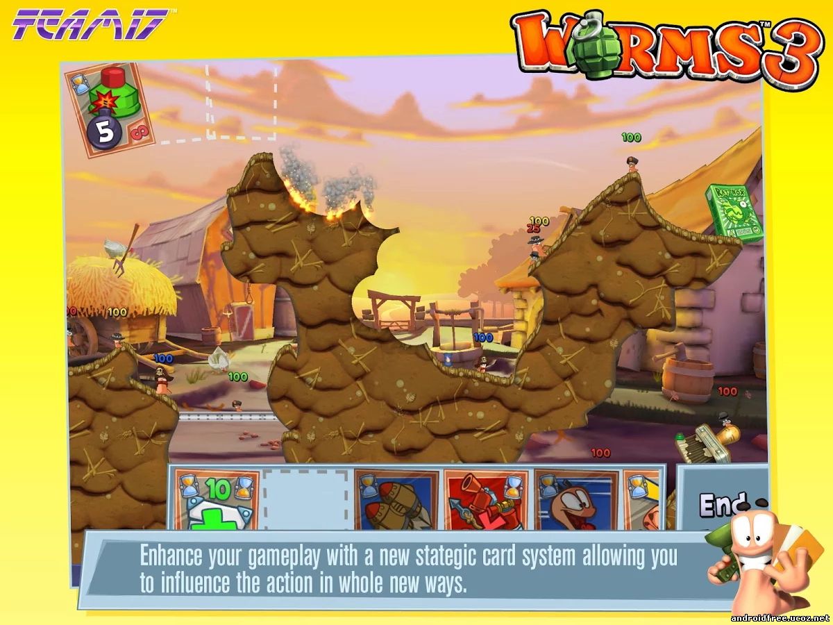 Worms 3 Андроид